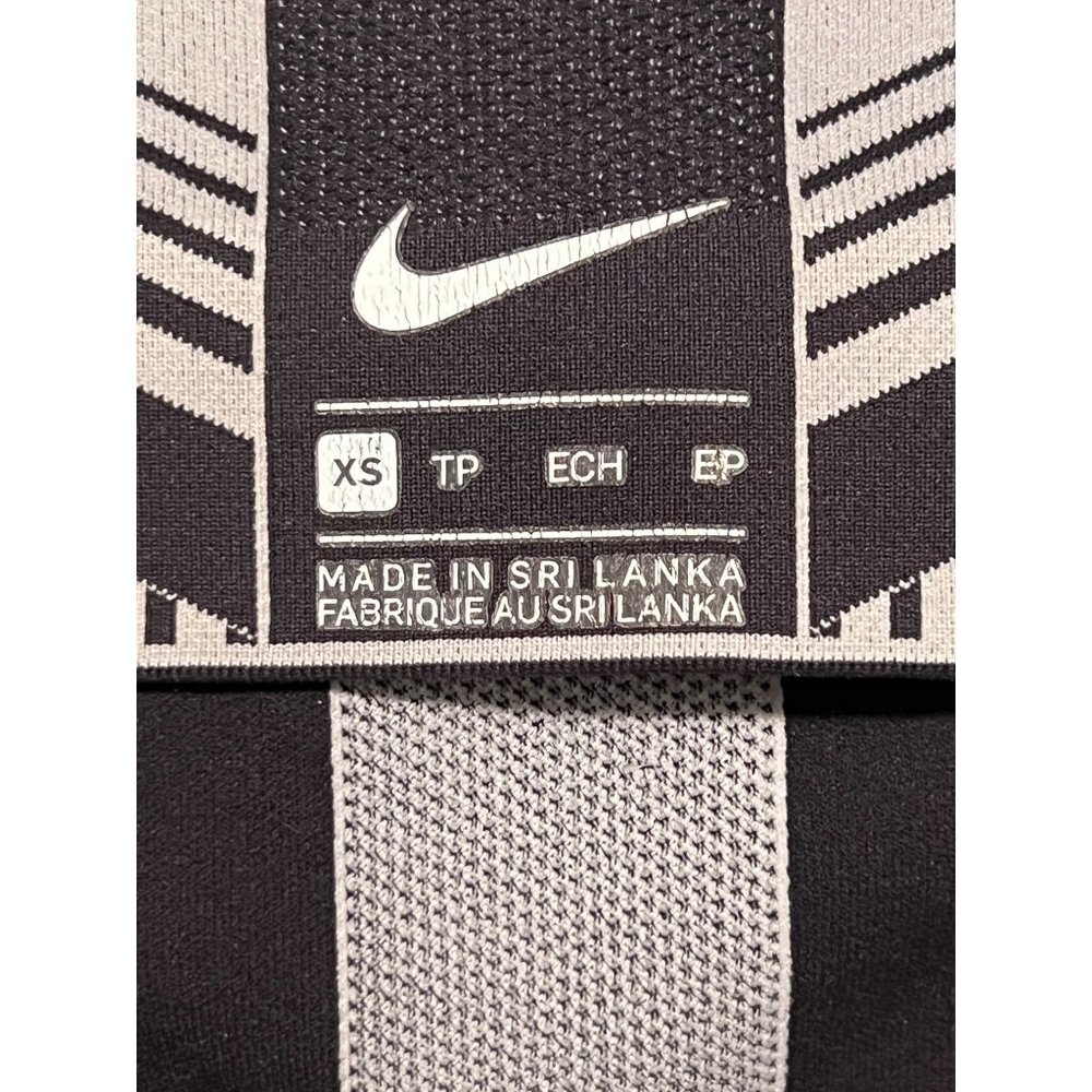 Nike FE/NOM Flyknit Women's High-Support Non-Padded Sports Bra- Black/Grey/White - Picture 5 of 6